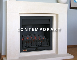 Contemporary fireplace designs